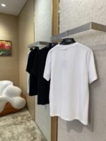 LV Neon Print Round Neck Short Sleeve White - 图片 4