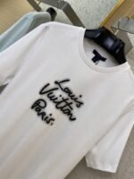 LV Neon Print Round Neck Short Sleeve White - 图片 6