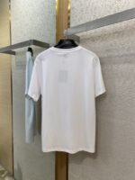 LV Neon Print Round Neck Short Sleeve White - 图片 7