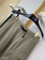 Dior Metallic Buttoned Work Trousers Dark Green - 图片 6