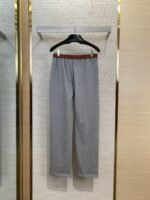 Gucci Red and Green Webbing Casual Trousers - 图片 2