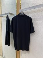 Balenciaga Distressed Portrait Print Round Neck Short Sleeve T-Shirt - 图片 7