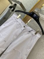 Prada Triangle Leather Label Denim Trousers 1 - 图片 6