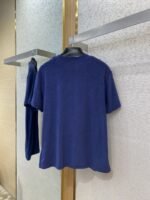 Prada Triangle Label Towel Short Sleeve T-Shirt Blue - 图片 7