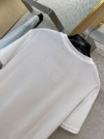 Prada Triangle Label Towel Short Sleeve T-Shirt White - 图片 8