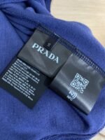 Prada Triangle Label Towel Short Sleeve T-Shirt Blue - 图片 9