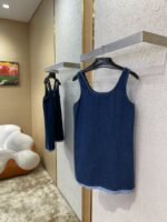Miu Miu Logo Patchwork Denim Dress - 图片 3