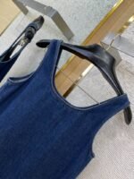 Miu Miu Logo Patchwork Denim Dress - 图片 8