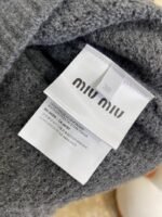 Miu Miu Cutout Lapel Long Sleeve Sweater - 图片 9