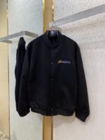 LV Sheep Wool Jacket with Colourful Diamonds and Embroidery - 图片 5
