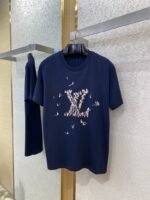 LV Sailboat Logo Embroidered Short Sleeve T-Shirt - 图片 5