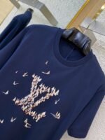 LV Sailboat Logo Embroidered Short Sleeve T-Shirt - 图片 6