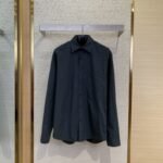 Balenciaga Check Cotton Long Sleeve Lapel Shirt