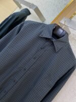 Balenciaga Check Cotton Long Sleeve Lapel Shirt - 图片 6