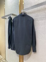 Balenciaga Check Cotton Long Sleeve Lapel Shirt - 图片 7