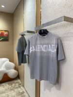 Balenciaga Mylar Tape Print Short Sleeve T-Shirt - 图片 3