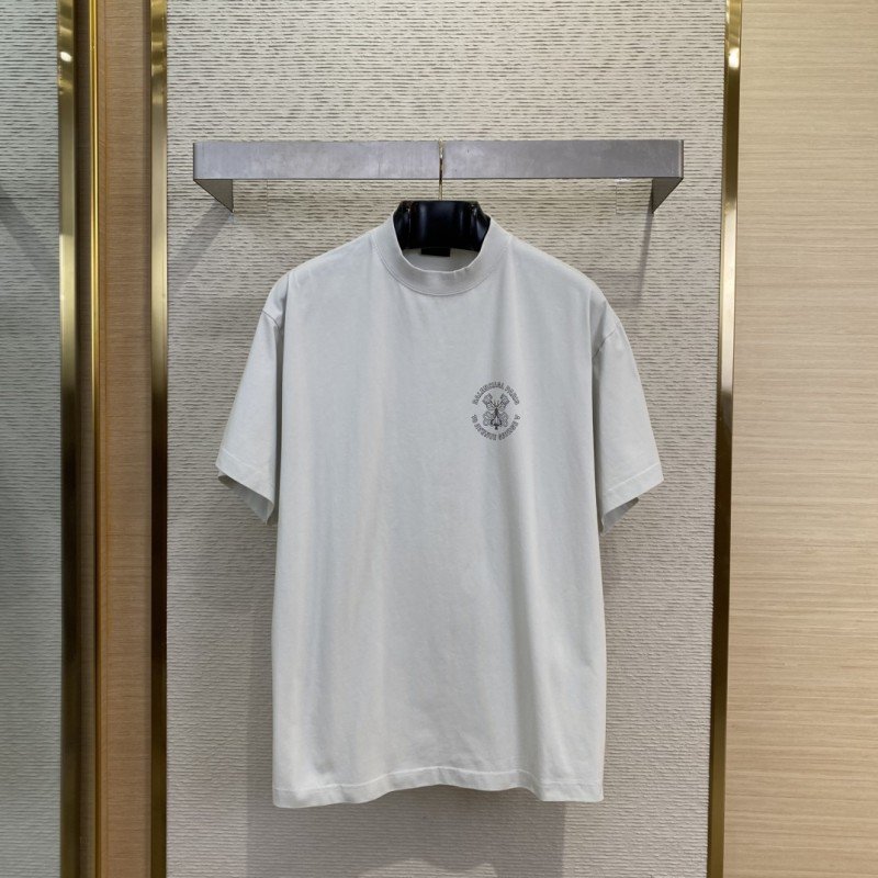 wsxc1745900815358_0.jpg Balenciaga Printed Short Sleeve T-Shirt - 图片 1