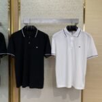 Dior Bee Logo Embroidered Polo Shirt White