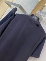 Balenciaga Pink Sand Gold Printed Aged Short Sleeve - 图片 8
