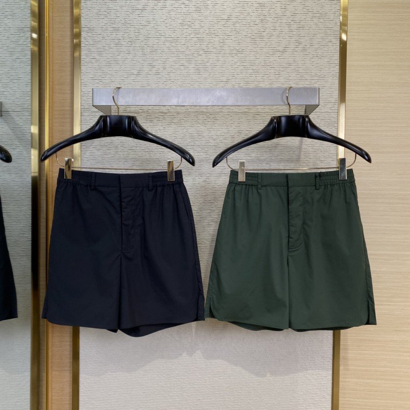 wsxc1746241040708_0.jpg Fendi Letter Embroidered Straight Leg Nylon Shorts Black - 图片 1