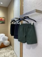 Fendi Letter Embroidered Straight Leg Nylon Shorts Black - 图片 4