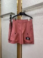 Dior X Stone Island Co-Branded Shorts Burgundy - 图片 5
