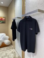 Balenciaga Rainbow Letter Embroidered Polo Shirt - 图片 4