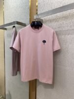 Gucci Rose Embroidery Round Neck Short Sleeve T-Shirt - 图片 5