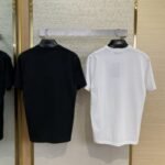 Gucci Green Rose 3D Embroidery Short Sleeve Black - 图片 2