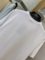 Gucci Green Rose 3D Embroidery Short Sleeve White - 图片 8