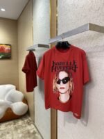 Balenciaga Co-Branded Portrait Print Short Sleeve T-Shirt - 图片 3