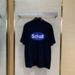 Balenciaga Printed Crew Neck Short Sleeve T-Shirt