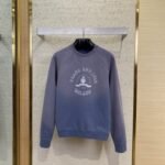 Prada Logo Printed Colour Block Triangle Label Crew Neck Gradient Sweatshirt