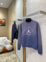 Prada Logo Printed Colour Block Triangle Label Crew Neck Gradient Sweatshirt - 图片 3