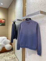 Prada Logo Printed Colour Block Triangle Label Crew Neck Gradient Sweatshirt - 图片 4