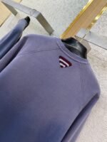 Prada Logo Printed Colour Block Triangle Label Crew Neck Gradient Sweatshirt - 图片 8