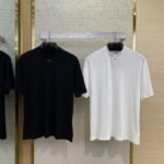 Prada Silicone Alphabet Medallion Short Sleeve T-Shirt White