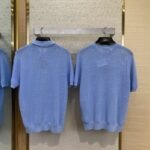Prada logo cut-out polo shirt with lapel collar1 - 图片 2