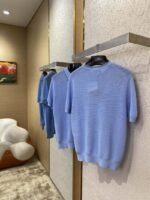 Prada logo cut-out polo shirt with lapel collar1 - 图片 4