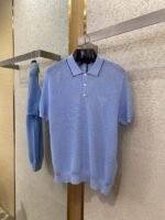 Prada logo cut-out polo shirt with lapel collar1 - 图片 5