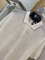 Prada logo cut-out polo shirt with lapel collar2 - 图片 6