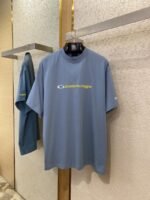 Balenciaga Ring Embroidery Short Sleeve T-Shirt 2 - 图片 5