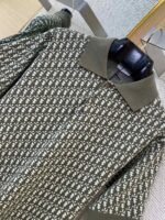 Dior Knitted Jacquard Polo Shirt Green - 图片 6