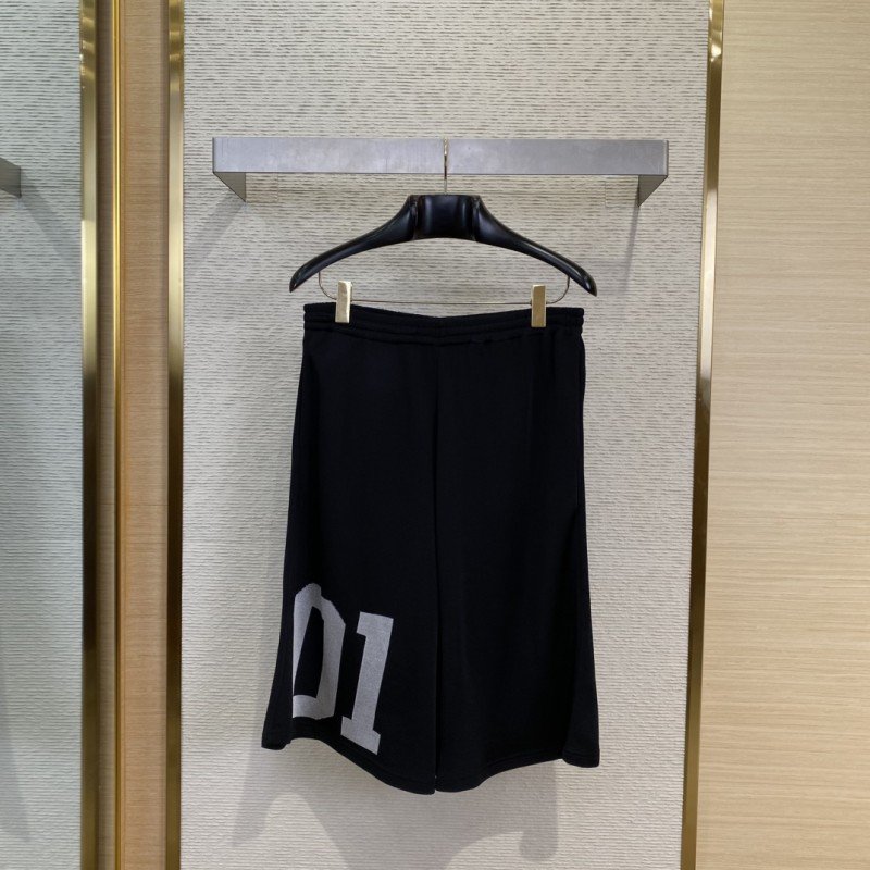 wsxc1746851245923_0.jpg Balenciaga Silk Jersey Shorts - 图片 1