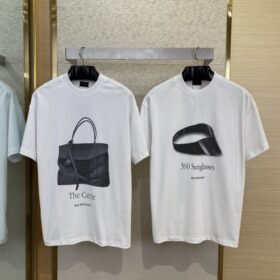 Balenciaga Satchel Print Short Sleeve T-Shirt