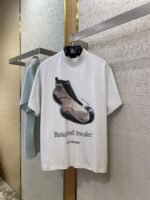 Balenciaga Shoes Print Short Sleeve T-Shirt - 图片 5