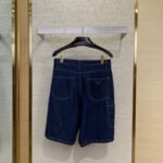 Prada Triangle Label Denim Shorts - 图片 2