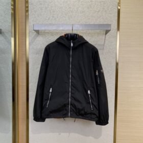 Prada Reversible Hooded Jacket Coat