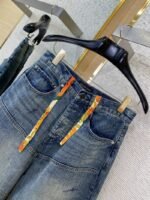 Balenciaga Fancy Drawstring Jeans Blue - 图片 6