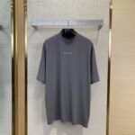 Balenciaga Letters Reflective Short Sleeve T-Shirt